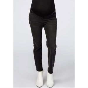 Pinkblush Black Straight Leg Maternity Jeans